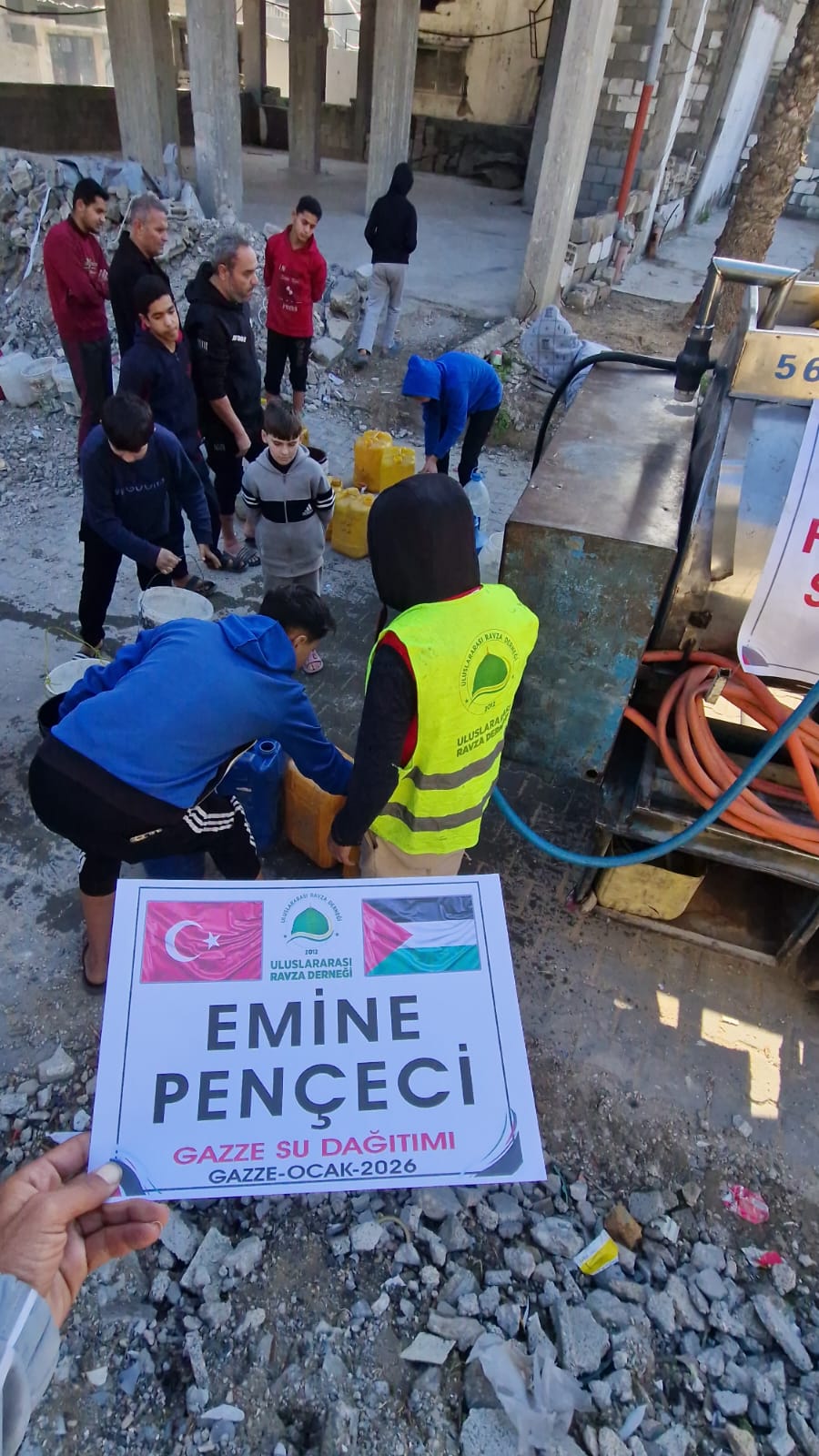 Gazze Temiz Su Dağıtımı