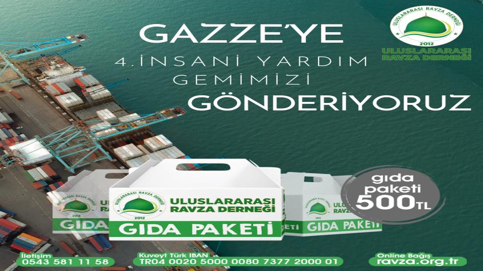 4 .İNSANİ GEMİMİZ İÇİN GIDA KOLİLERİ ALIYORUZ