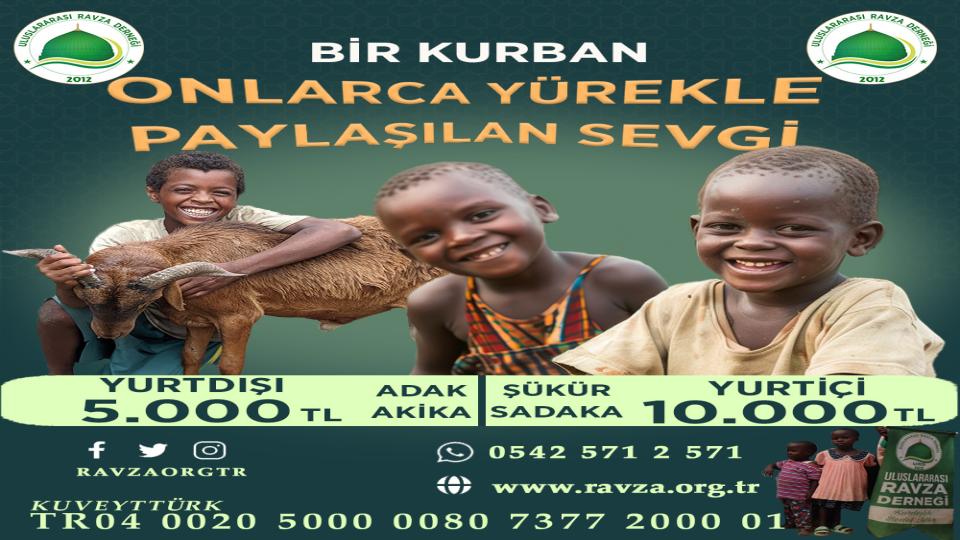 Bir Kurban Onlarca Yürekle Paylaşılan Sevgi