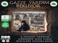 GAZZELİ KARDEŞLERİMİZİN YANINDAYIZ.